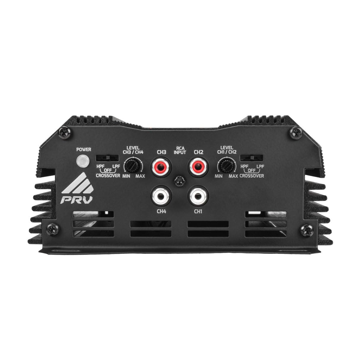 PRV Audio MDX1200.4 1 Ohm Mini 4 Channel Car Audio Amplifier 4 x 300 Watts RMS at 1 Ohm - 1200 Watt 12 Volts Bridgeable Amp for Powersports, Motorcycles, ATV, for High Power Stereo Speaker Systems