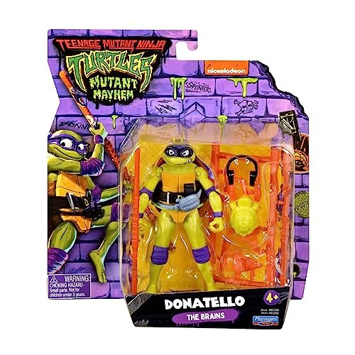 Teenage Mutant Ninja Turtles: Mutant Mayhem 4.5” Donatello Basic Action Figure by Playmates Toys
