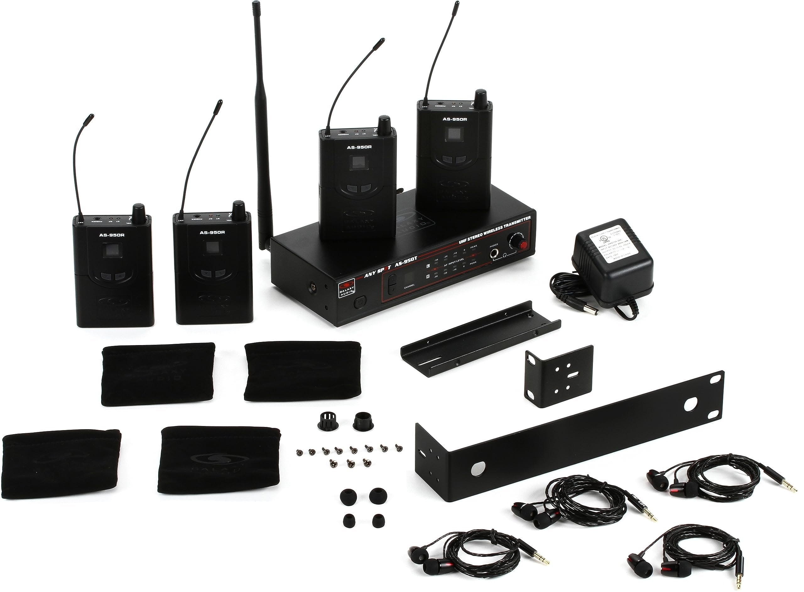 Galaxy Audio AS-950-4N Wireless In Ear Personal Monitor System Band Pack, Band N