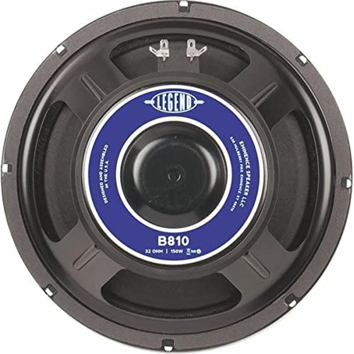 Eminence Legend B810 10" Bass Amplifier Speaker, 300 Watts at 32 Ohms