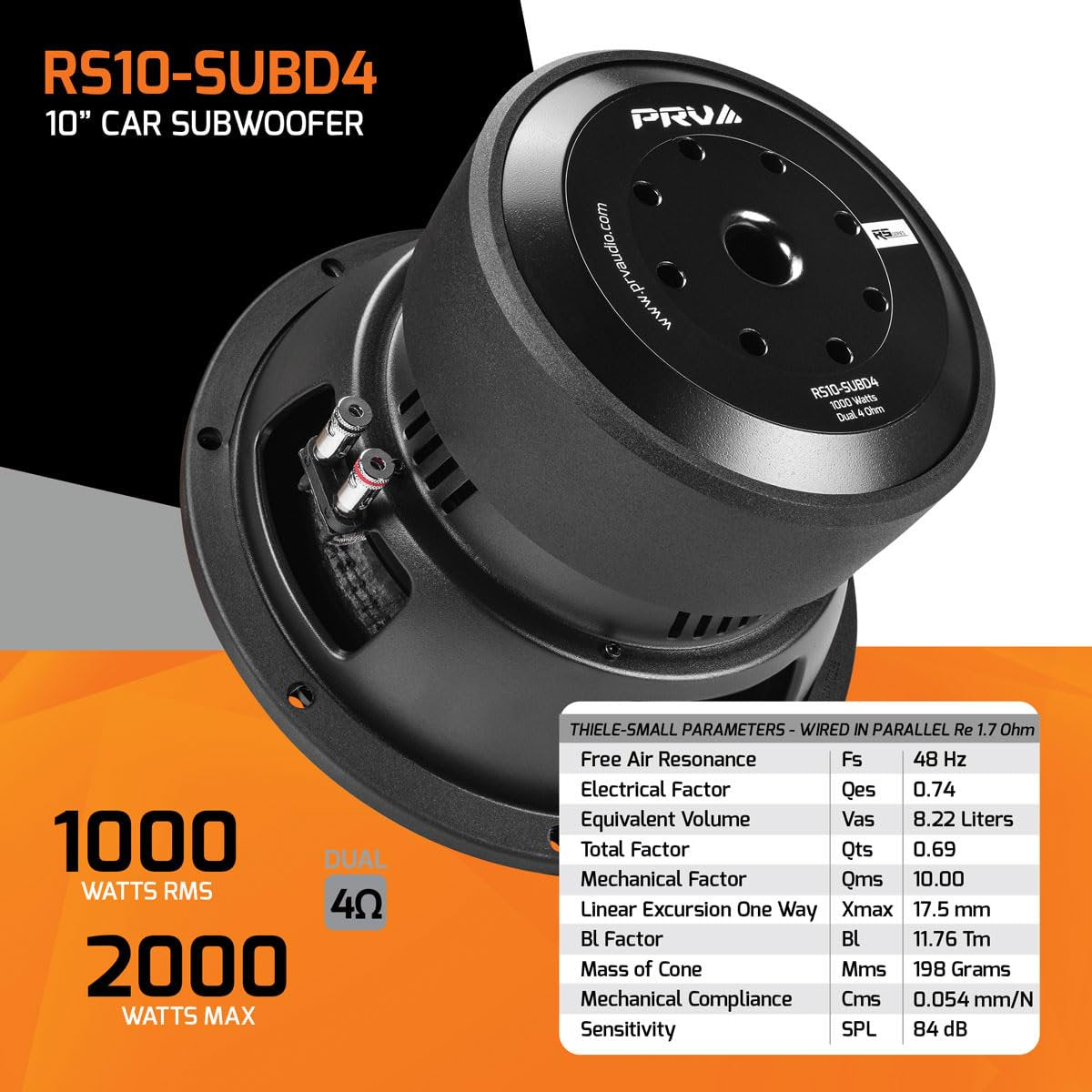 PRV AUDIO Subwoofer Car Audio