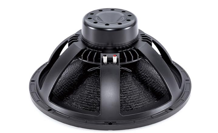 B&C Speakers 18NW100 18-inch Subwoofer LF Drivers Ventilated 4-in. Copper Voice Coil Gap 1199 Wrms 2400 Watts Peak Neo Woofer Cone TWP Waterproof Both Sides 4 Ohm