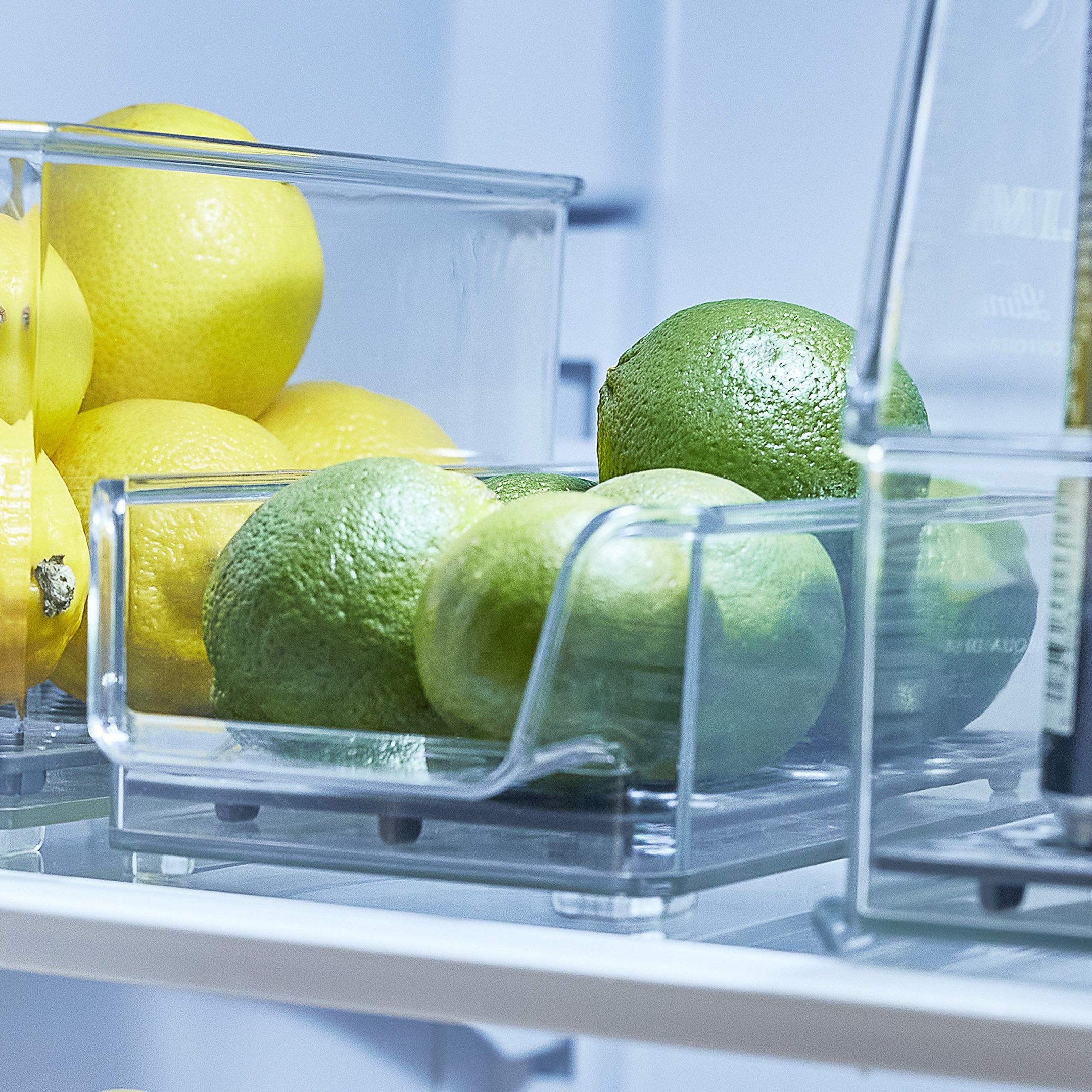 Spectrum Diversified Hexa in-Fridge Organizer Small Refrigerator Bin for Storage and Organization of Fruit Vegetables Produce and More, 8.5 x 4 x 2.25