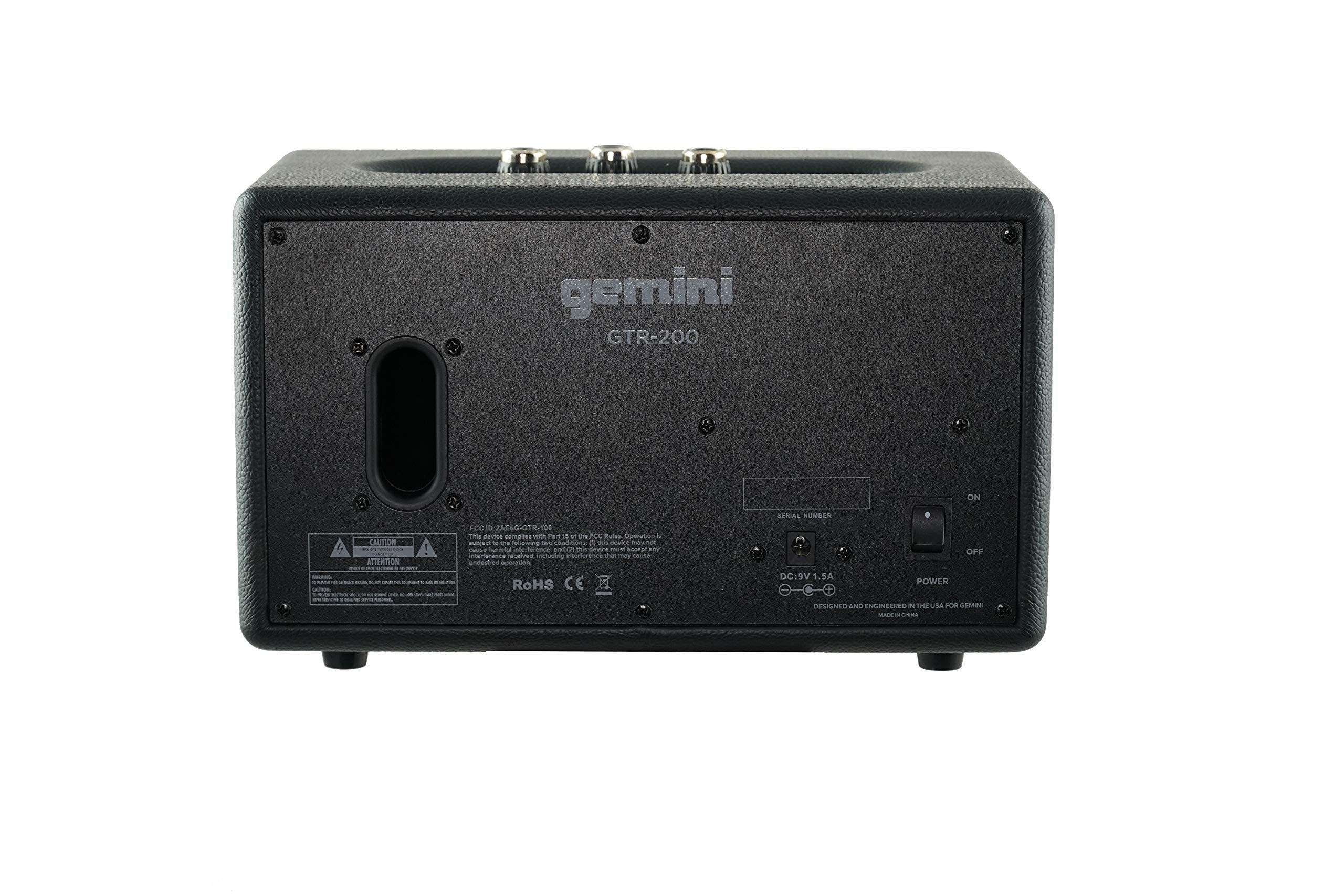 Gemini GTR200 Portable Battery Powered BLU SPK