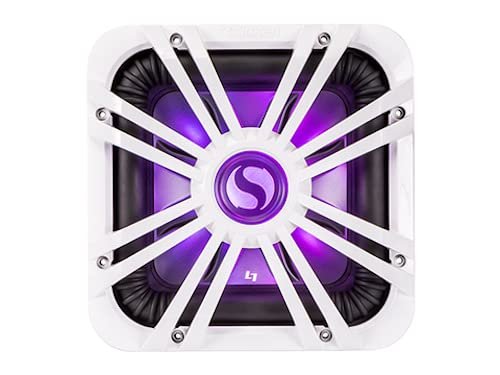 Kicker 11L710GLW 10" White Grille w/LED for SoloBaric 11S10L7 Subwoofer Sub