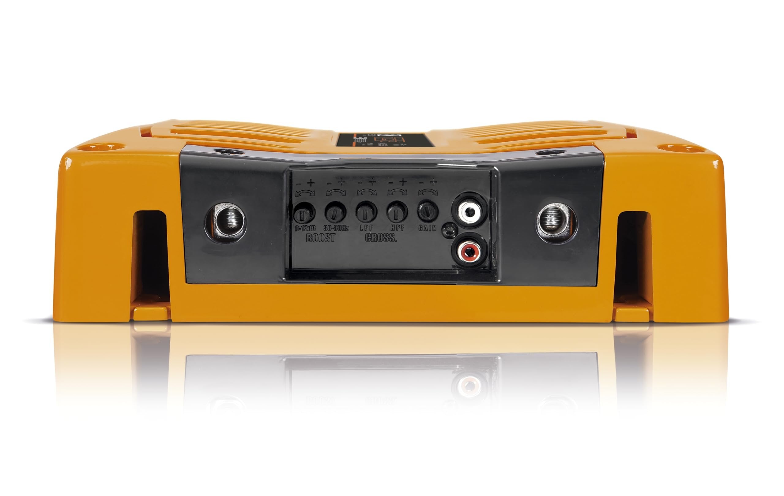 BANDA Audioparts DSP3K1ORANGEBASS Band Amplifier Module 3k1 3000wrms 1-Ohm 1 Channel Car Audio Amp DSP BASS Model with 3 Limiter Integrated Level Positions - DSP3K1ORANGE