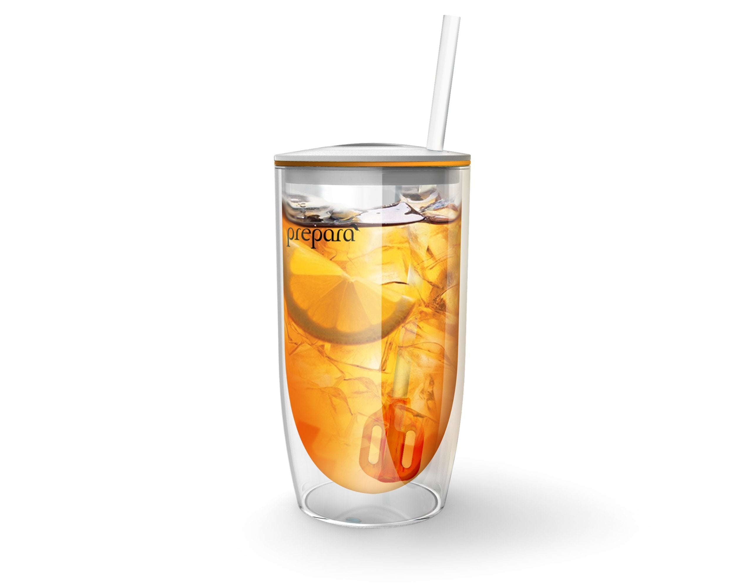 Prepara Insulated Tumbler for Brewed Ice Beverages, Set of 2