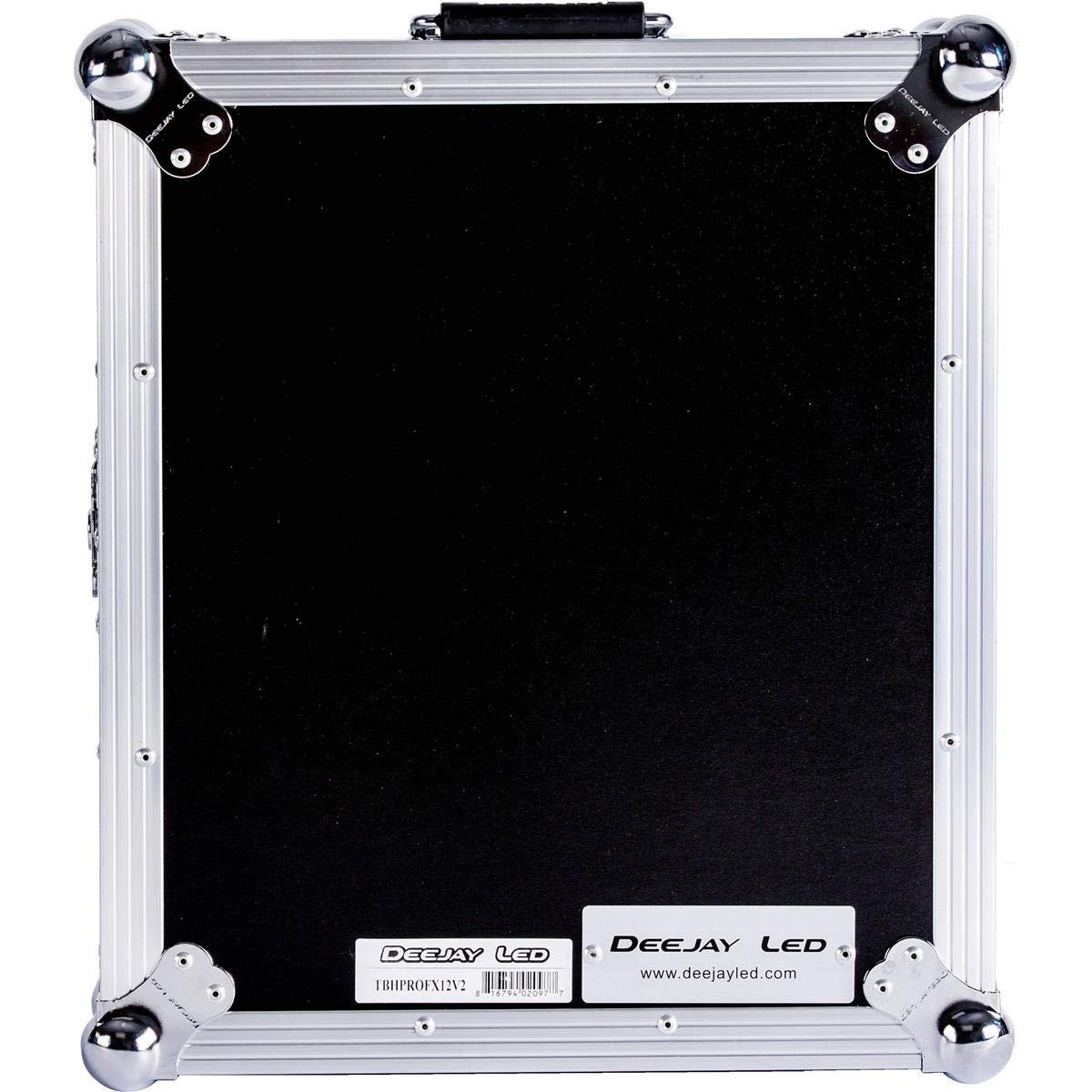 DEEJAY LED Fly Drive Case For Mackie PROFX12 /PROFX12v2 12 Channel Pro Effects Mixer BLACK COLOR - TBHPROFX12V2