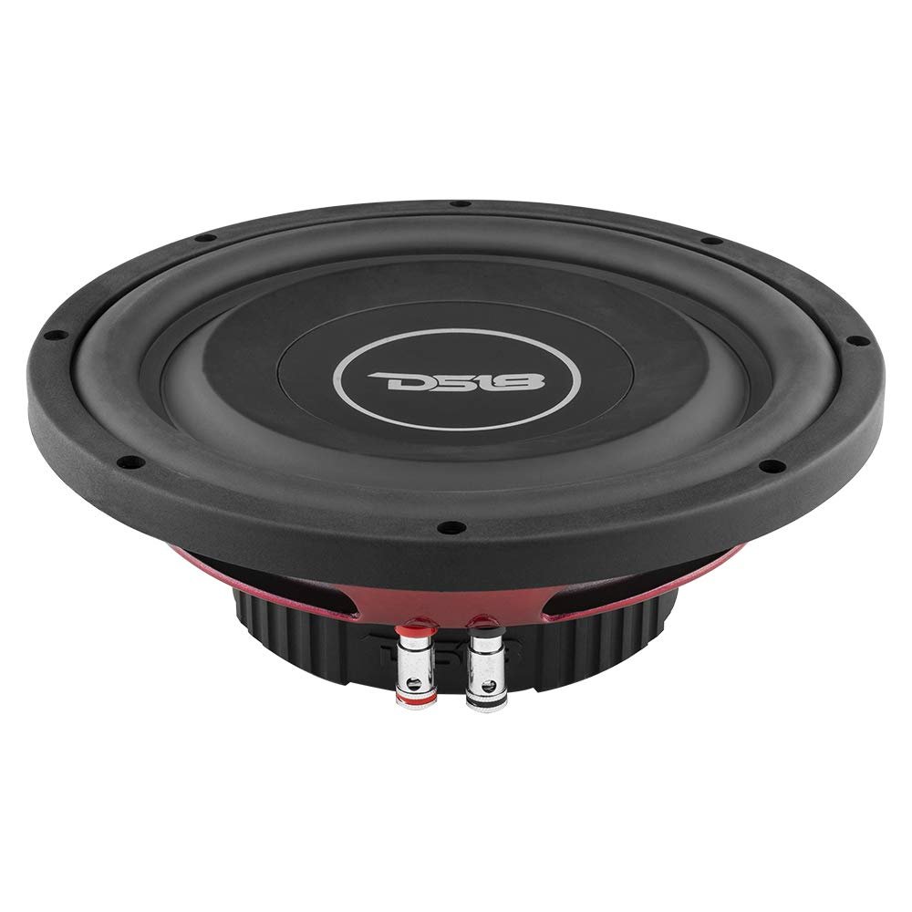 DS18 SRW10.4 10" Shallow Car Subwoofer - 400 Watts, Single Voice Coil, 4 Ohms (1 Speaker)