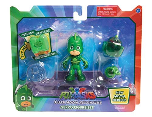 PJ Masks Super Moon Adventure Figure Set-Gekko, Green