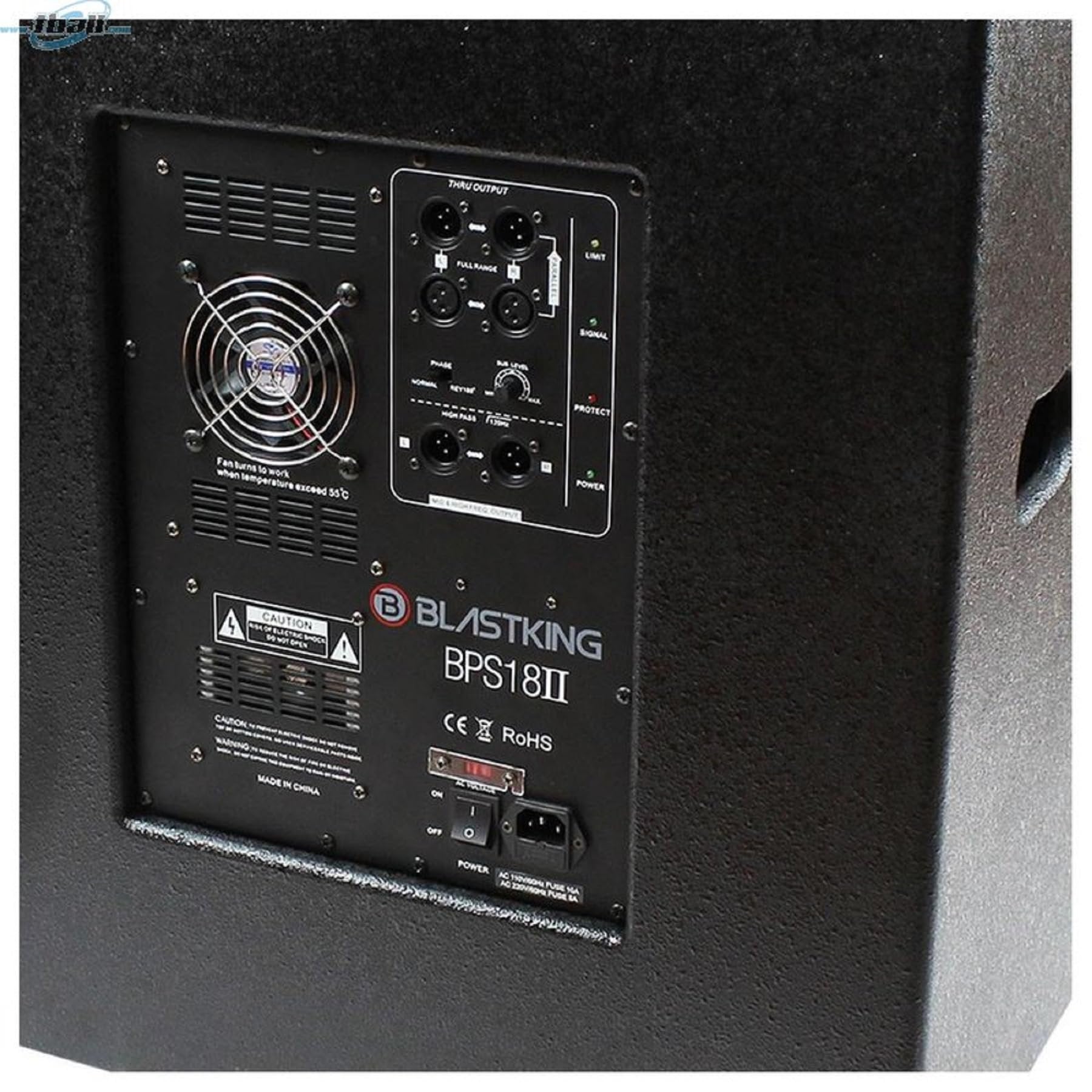 Blastking BPS18II 18-inch BPS Series Powered Subwoofer 4 Ohm 1200 Watts Amplifier Portable PA & Near Field Applications with 3" Voice Coil