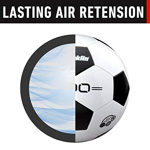 Franklin Sports Soccer Balls - Size 5 F-100 Soccer Balls - Adult Soccer Ball , White/Black
