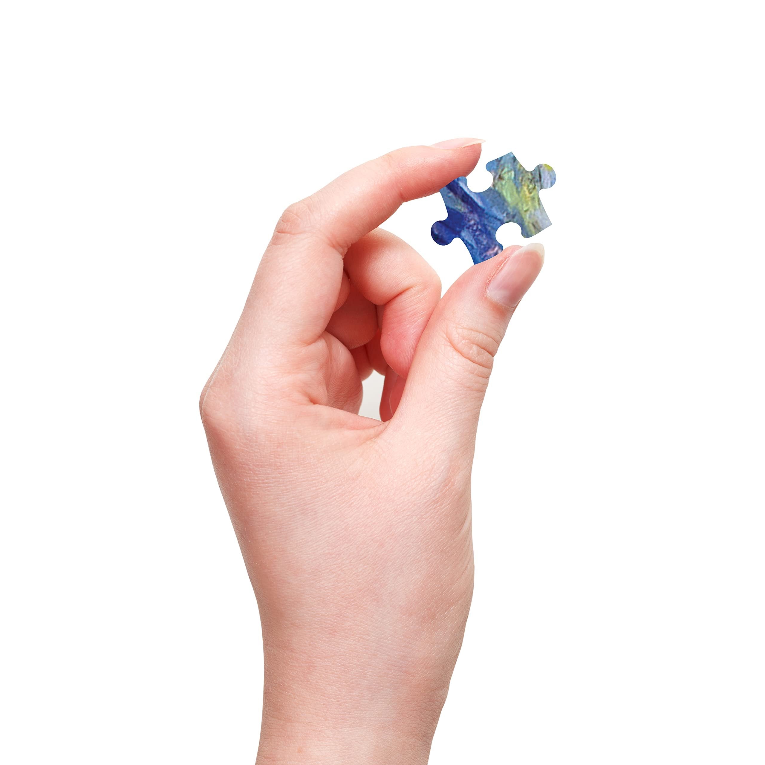 Mindbogglers Gold 1500-Piece Jigsaw Puzzle: Starry Night by Van Gogh - Jigsaws for Adults - Deluxe Jigsaw Puzzles - 33x26in - Intricate Puzzles - Advanced Jigsaws - Hobbies - Gold Foil Jigsaw Puzzles