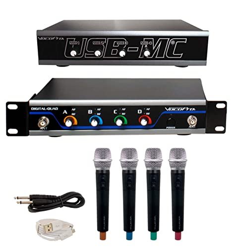 VocoPro Wireless Microphones and Transmitters (USB-Acapella 4)