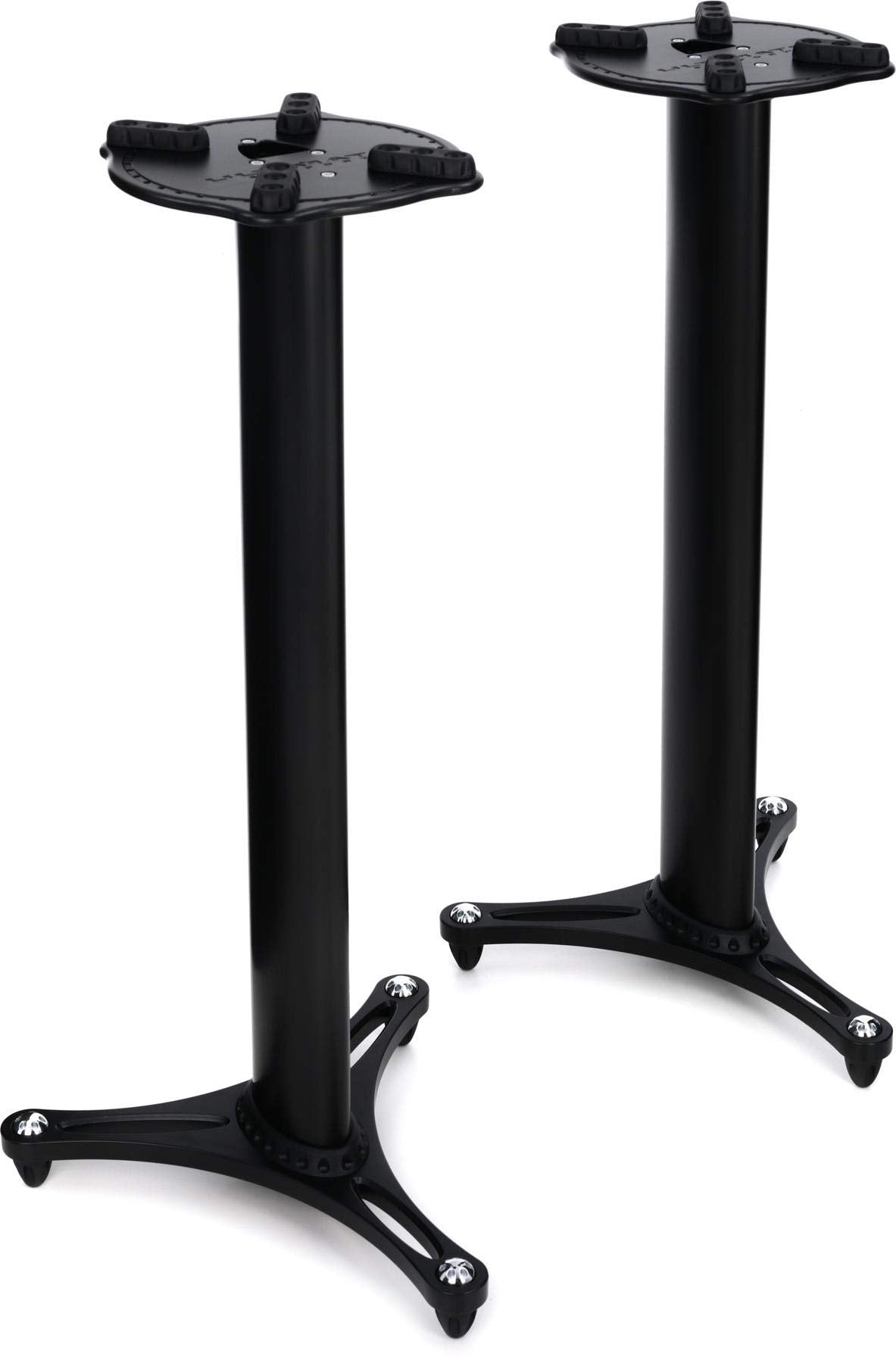 Ultimate Support MS-90/36B 36 Inches Studio Monitor Stands - Black Finish