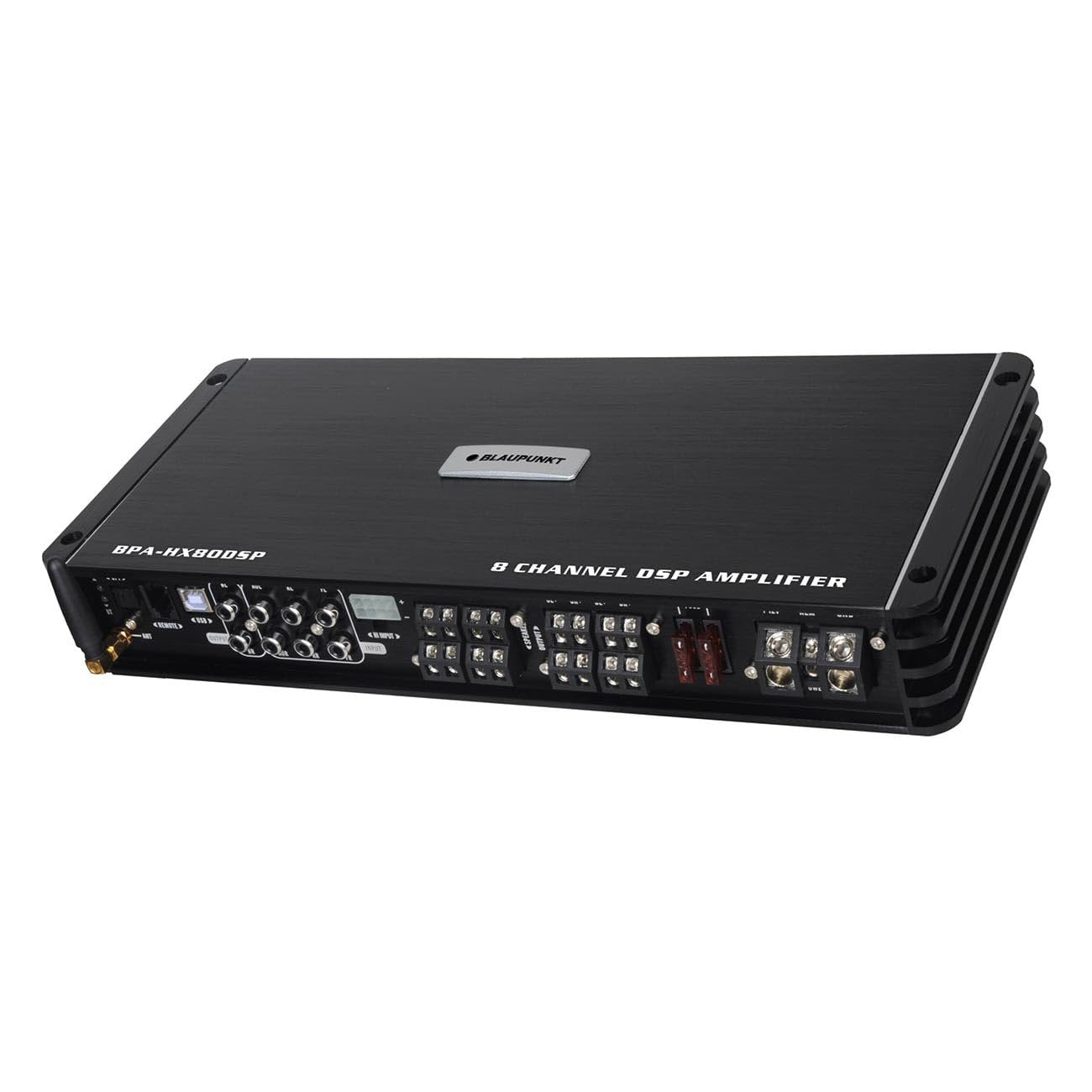 BLAUPUNKT BPAHX80DSP 8 Channel Class D DSP Amplifier Car Audio Receiver System with The Robust Power Output of The C-Series Amplifiers