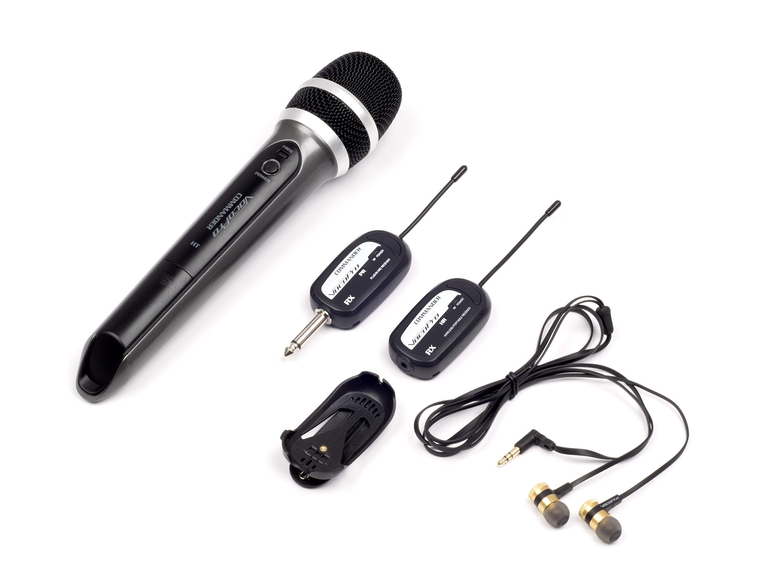VocoPro SingAndHear-Solo - All-In-One Wireless Microphone/ Wireless In-Ear Receiver System