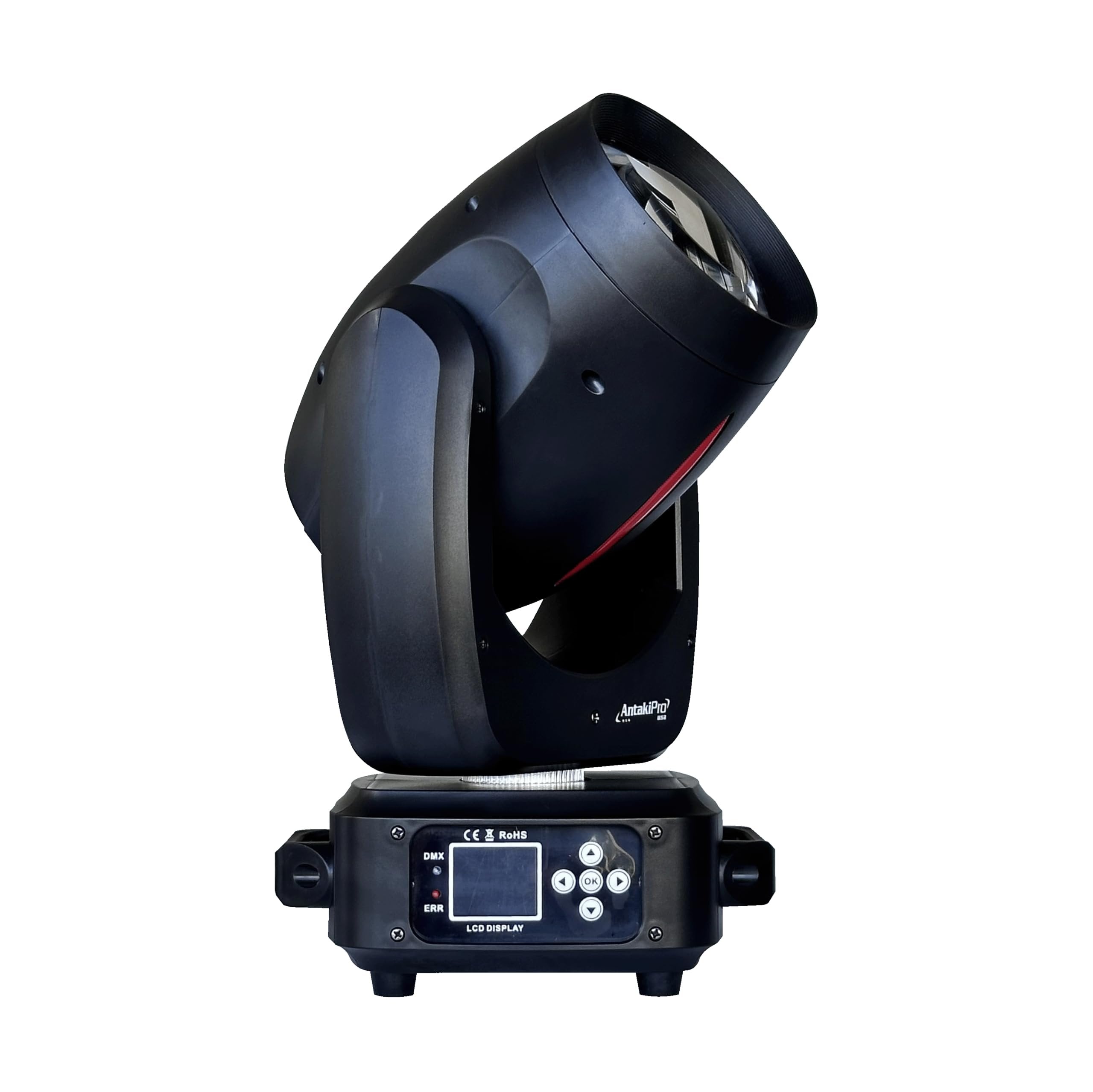 ANTAKIPRO AP-180MH 180 Watts LED Beam Moving Head Entertainment Venue Lighting Rotatable with Adjustable Speed Linear Dimming