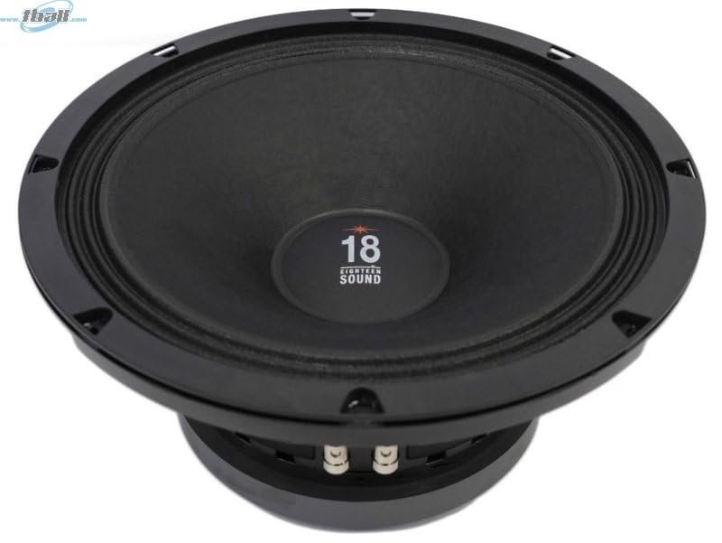 Eighteen Sound 12MB777-8 12-inch Mid Bass High Power Woofer Driver 8 Ohms Compact 2-Way Reflex Enclosure Weather Protected Cone and Plates for Outdoor Usage