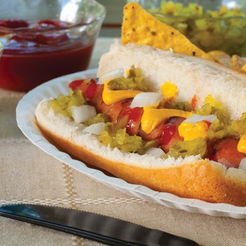 Nicole Home Collection White Paper Luncheon Plates-9", Medium, 80 Pcs