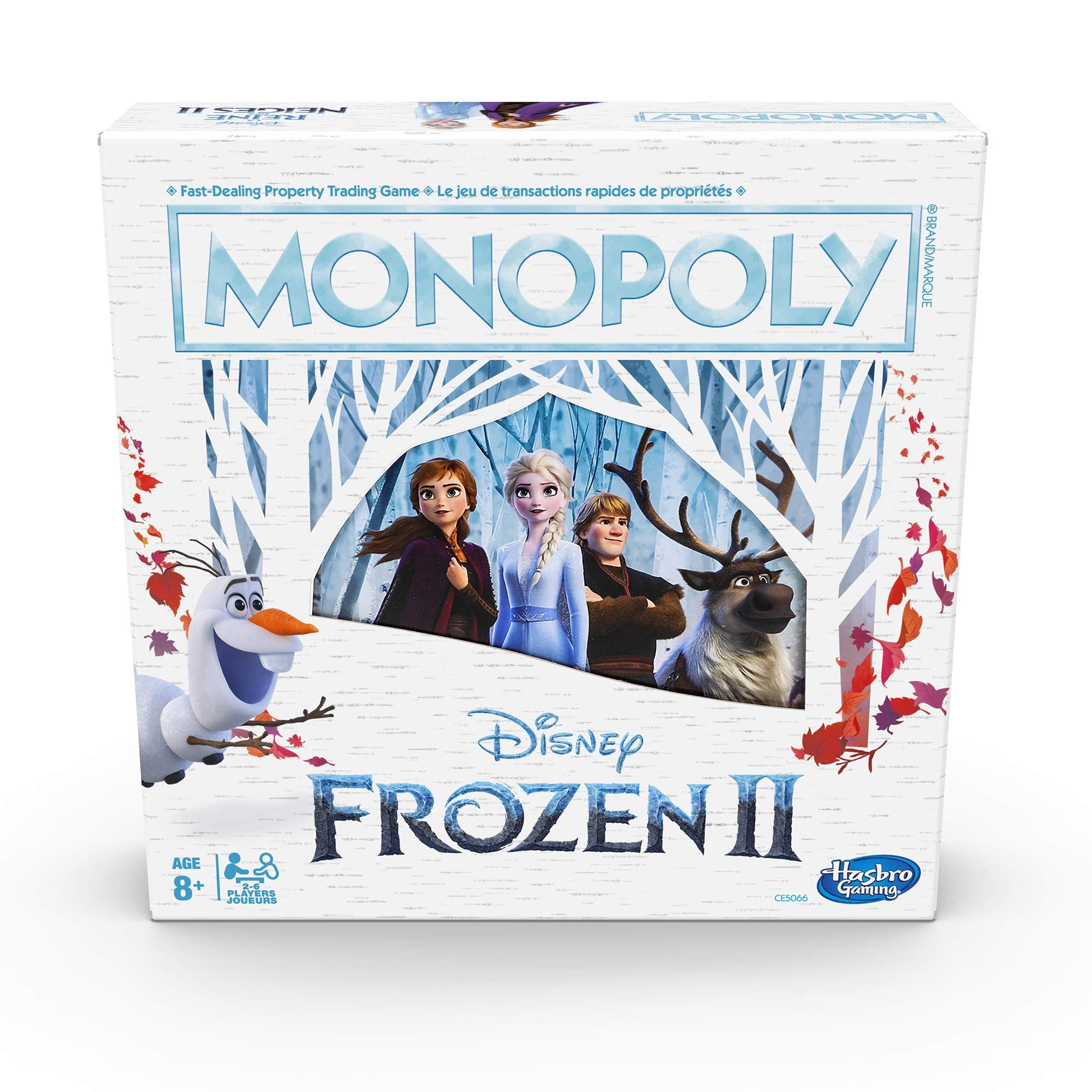 Hasbro Disney Frozen II Monopoly (Bilingual - English/French)