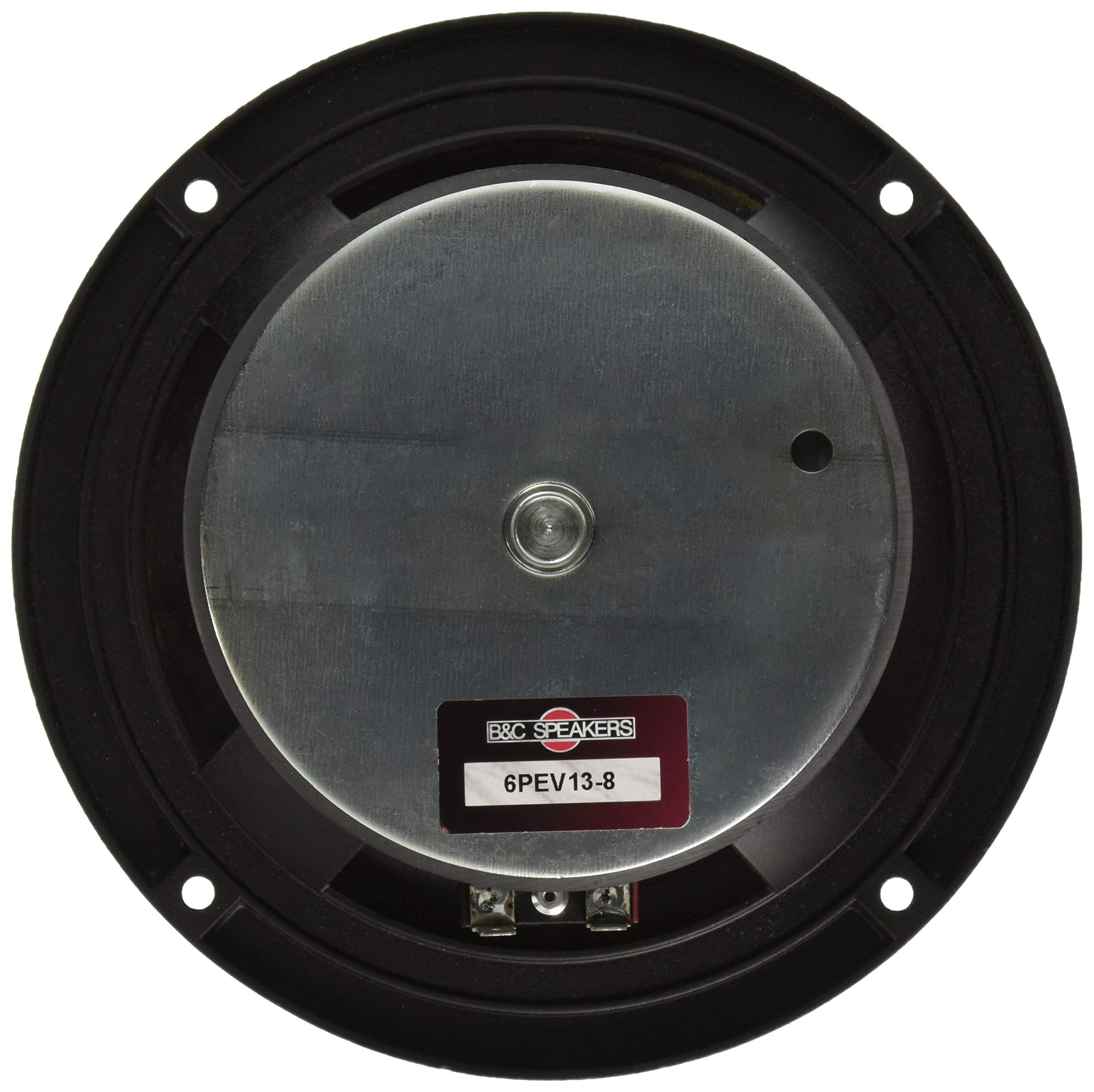 B&C 6PEV13 6-Inch Midrange 240W High Frequency Speaker, Black