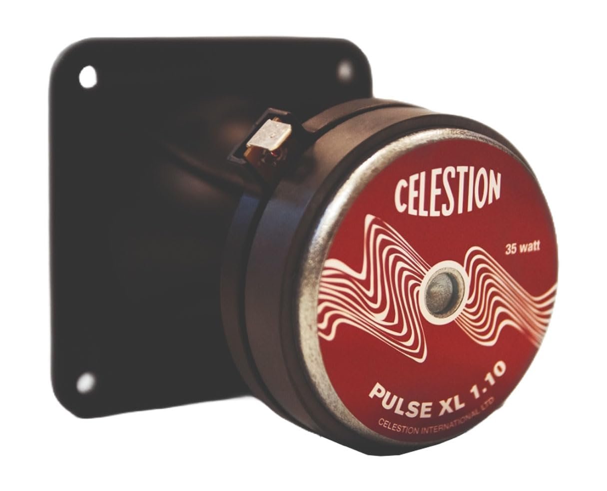 CELESTION T6658 Pulse XL 1.10 SuperTweeter Bass Guitar Tweeter 1-inch Exit High-End Range Extender for Bass Guitar Speaker Amplifiers 35 Watts 8-Ohm