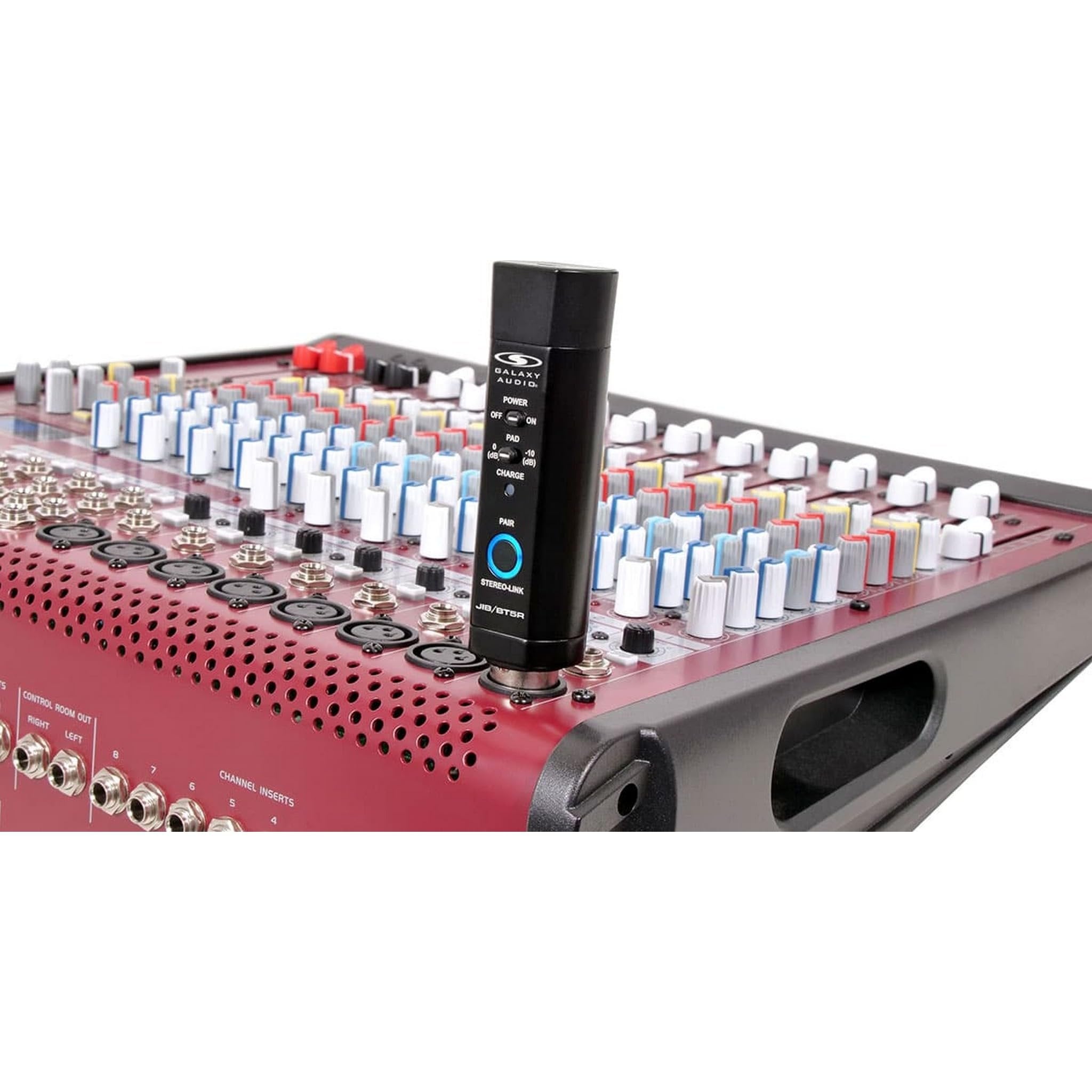 GALAXY AUDIO JIBBT5R Wireless XLR Bluetooth 5 Receiver Allows A User to Transmit Quality Bluetooth Audio Wirelessly from A Smartphone to an Active Speaker Or Mixing Console