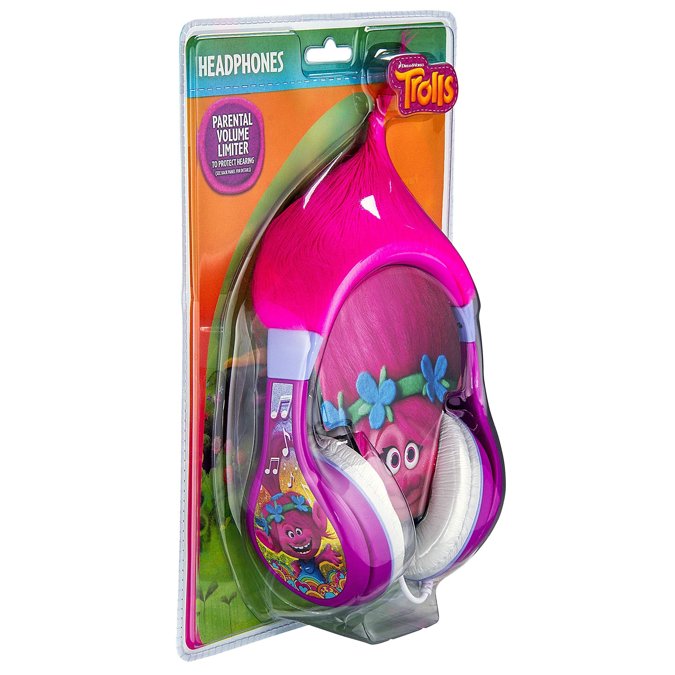 eKids KIDSDESIGN eKids Kids Troll Headphones, Trolls, TR140EXV8
