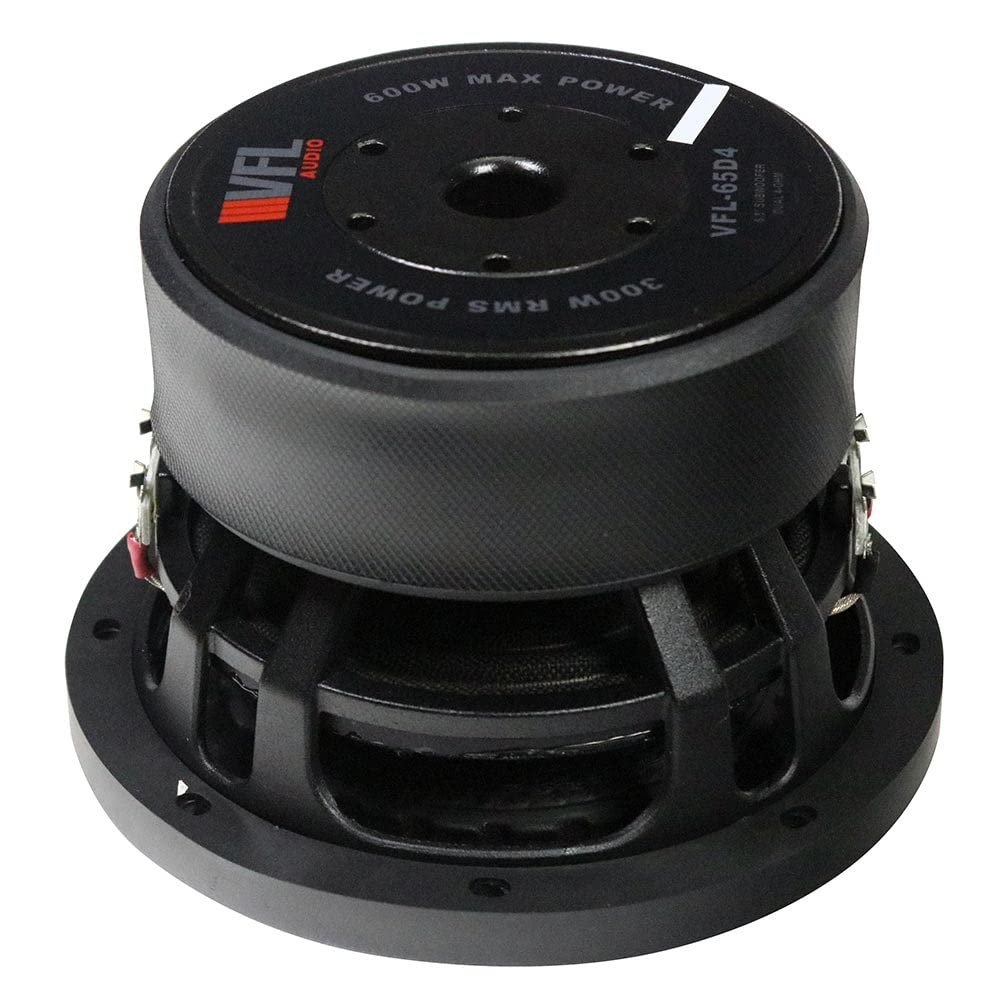 American Bass VLF 8 Inch Subwoofer 600 Watt RMS and 1200 Watt Max Power, 4 Ohm Impedance, 120-oz Magnet, and 2.5-inch Voice Coil, Pack of 1