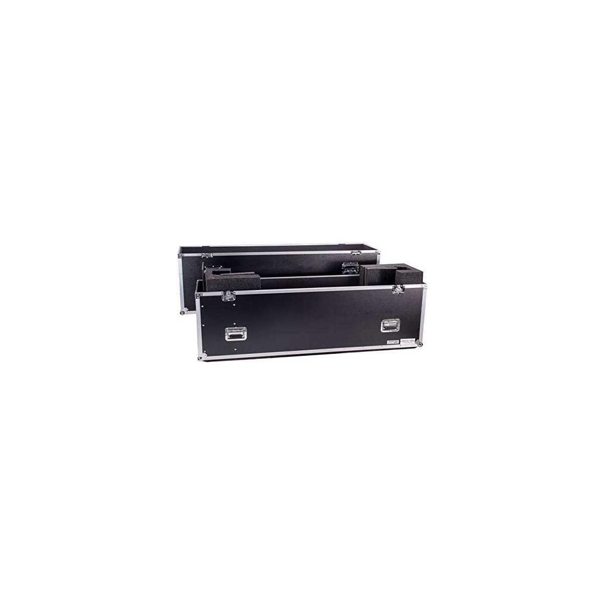 Durable And Noiseless 3.5-inch Diameter Fly Drive Case For One 63 Inch Led Or Plasma Display Caster Board With Removable Foam Lining Allows For Many Storage Alternatives TBH1LED63WHEELS