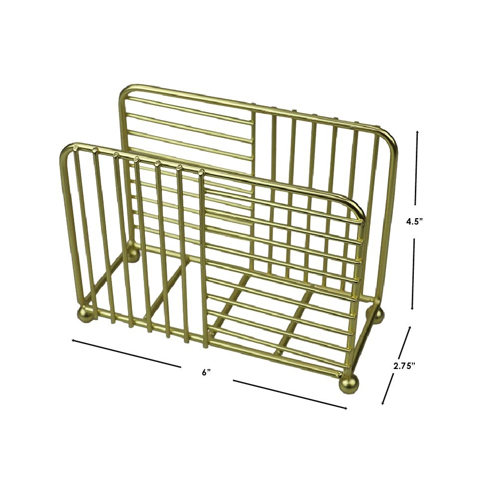 Home Basics Halo Heavy-Duty Free Standing Steel Napkin Holder (1)