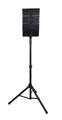 Gemini Sound LRX-448 Professional Bluetooth PA System, Line Array with 4x4 Horizontal Drivers, 12" Powered Subwoofer, 1000W, USB/SD Card, Includes Stands and Cables