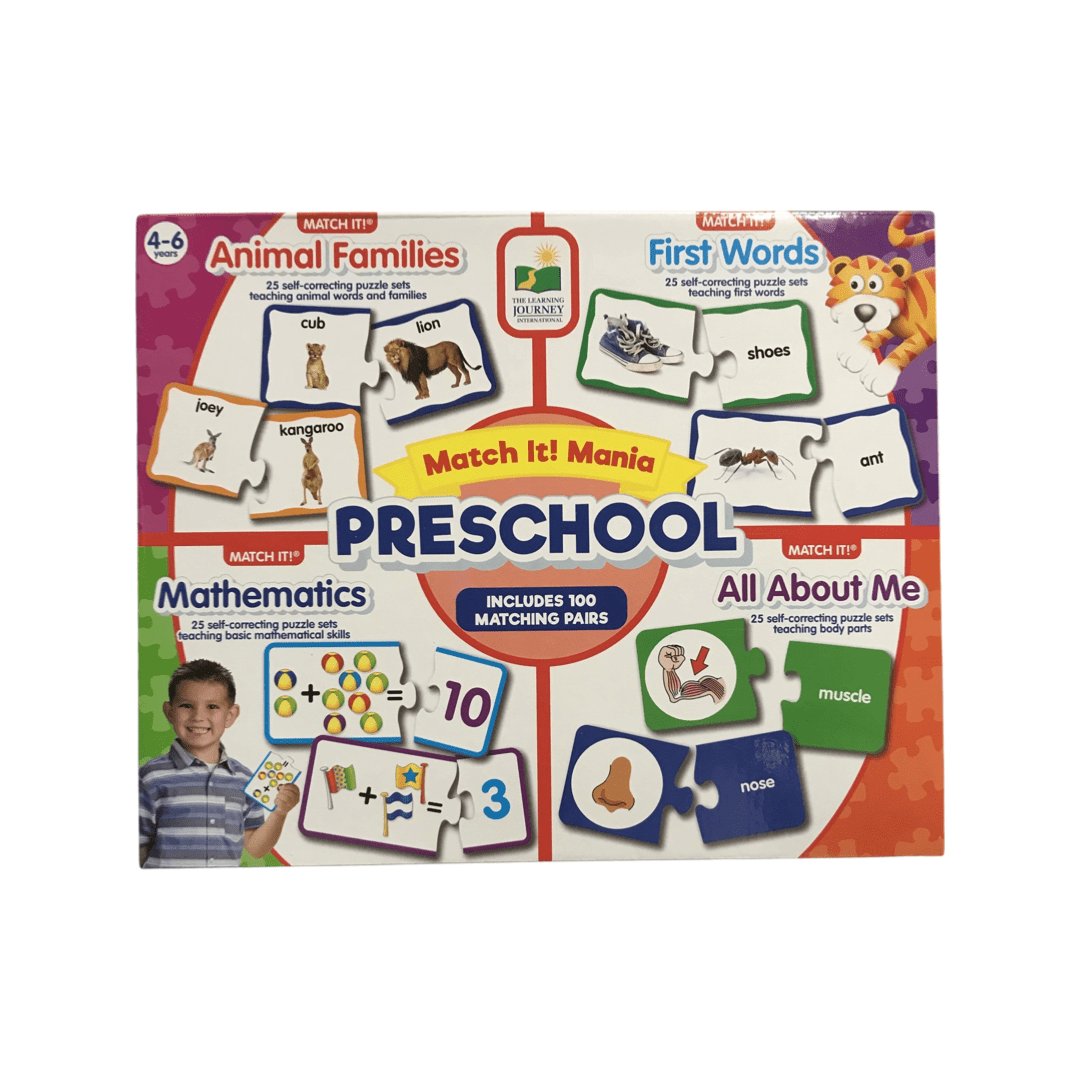 The Learning Journey Match it Mania Preschool Includes 100 Matching Pairs