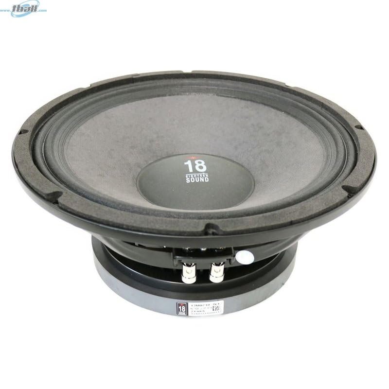 Eighteen Sound 12MB710-8 LF Drivers 12-inch Mid Bass Compact 2-Way Reflex Enclosures Interleaved Sandwich Voice Coil 500-Watt