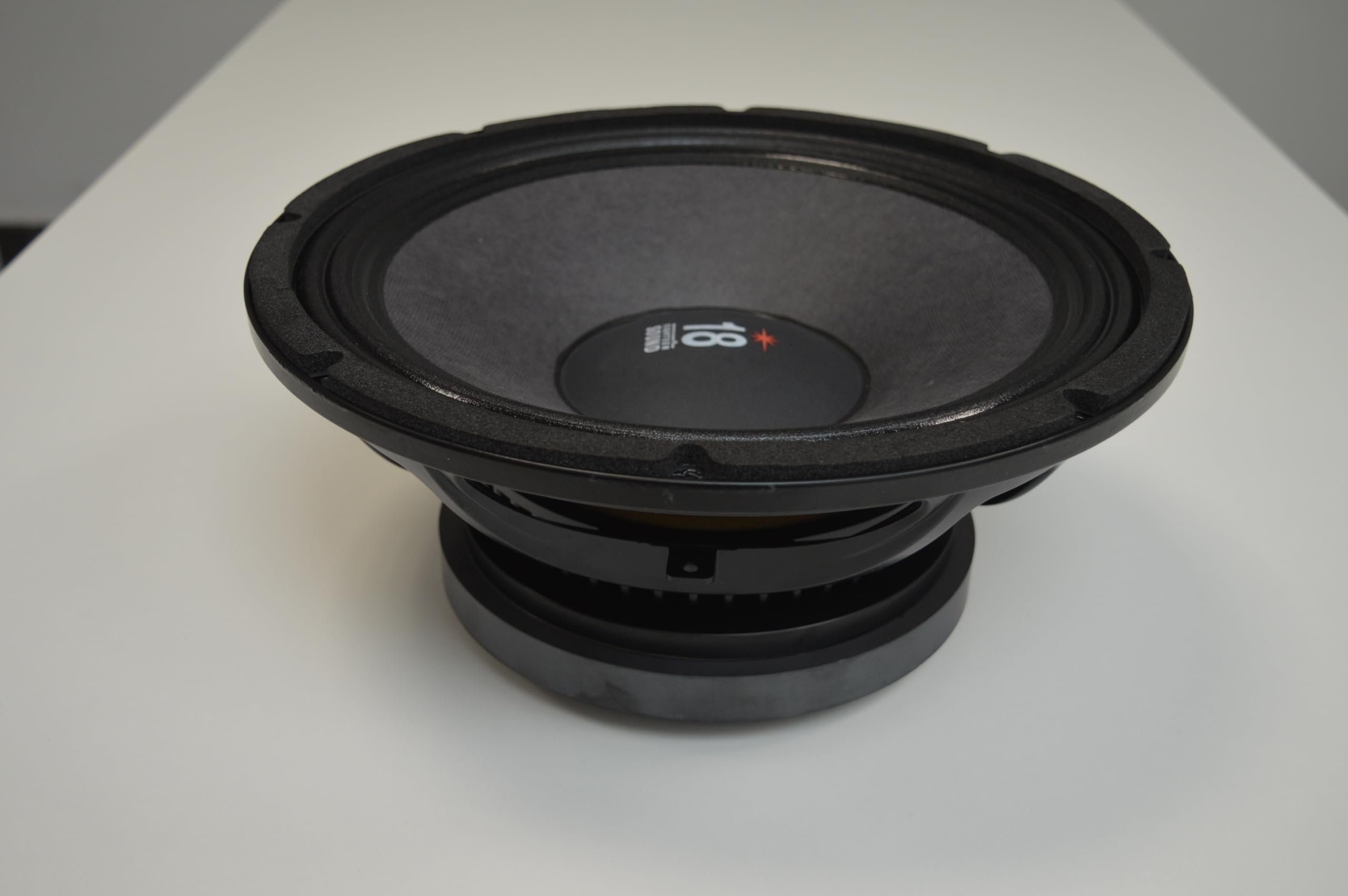 18 Sound 12MB720-8 Midbass Driver 500 Watts AES 1000 Watts Peak Compact 2-Way Reflex Enclosures 8-Ohms PRO Audio Car Motorcycle Component Speaker