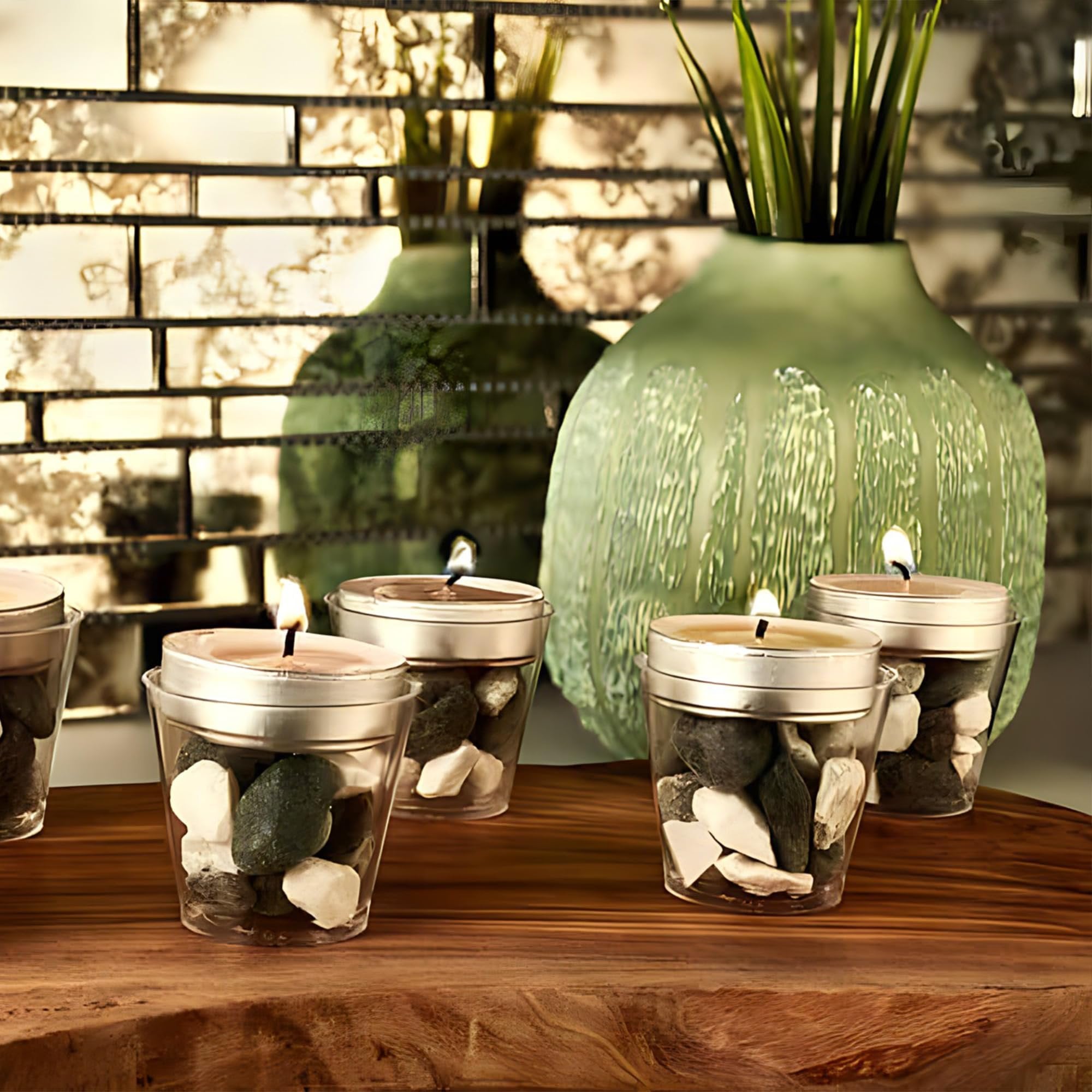 Clear Deluxe Plastic Tumbler - 1oz (Pack Of 50) - Premium Disposable Party Cups - Perfect For Events & Celebrations