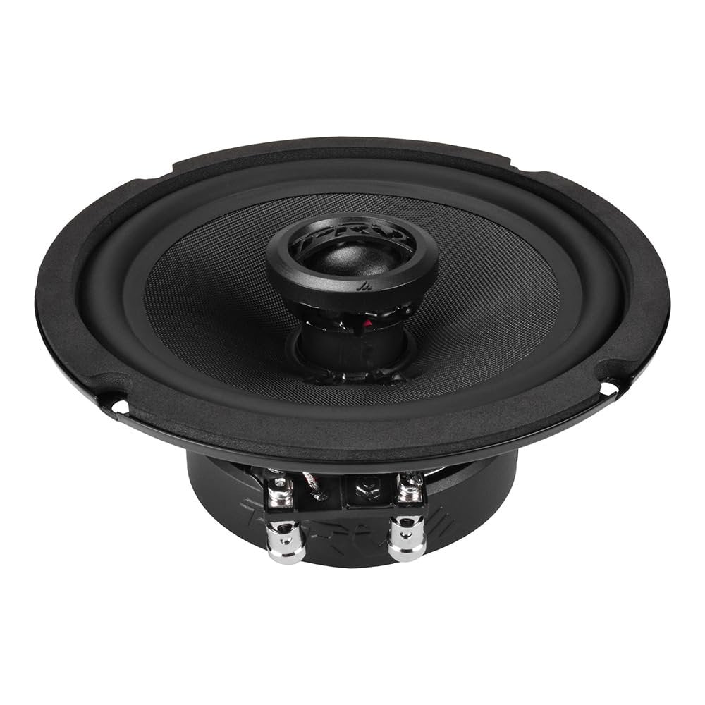 PRV AUDIO 6.5 Inch 2-Way Car Coaxial Speakers 160 Watts per Pair 4 Ohm RS65-CX, Premium Speaker Built-in Neodymium Tweeters with Grill Included - Great for Car Stereo Sound System (Pair)