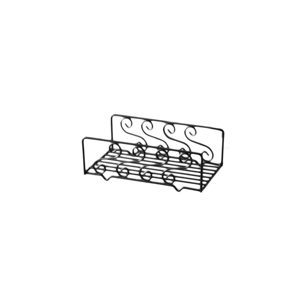American Metalcraft NDSS95 Napkin Holder Basket, Scroll, Wrought Iron, 8-3/4" L, 5" W, 4-1/2" H