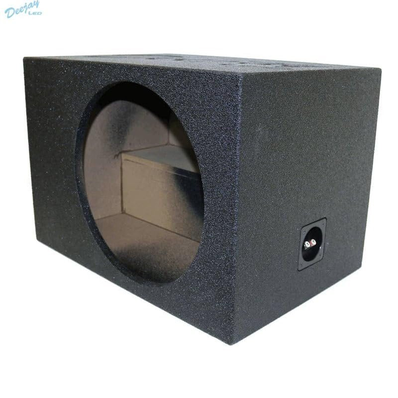 DEEJAY LED 1X15EPOXY DJL 15-inch Base Box for 15-in Woofer with Tuned Port and Durable Epoxy Coat Outer Finish, Embossed Logo