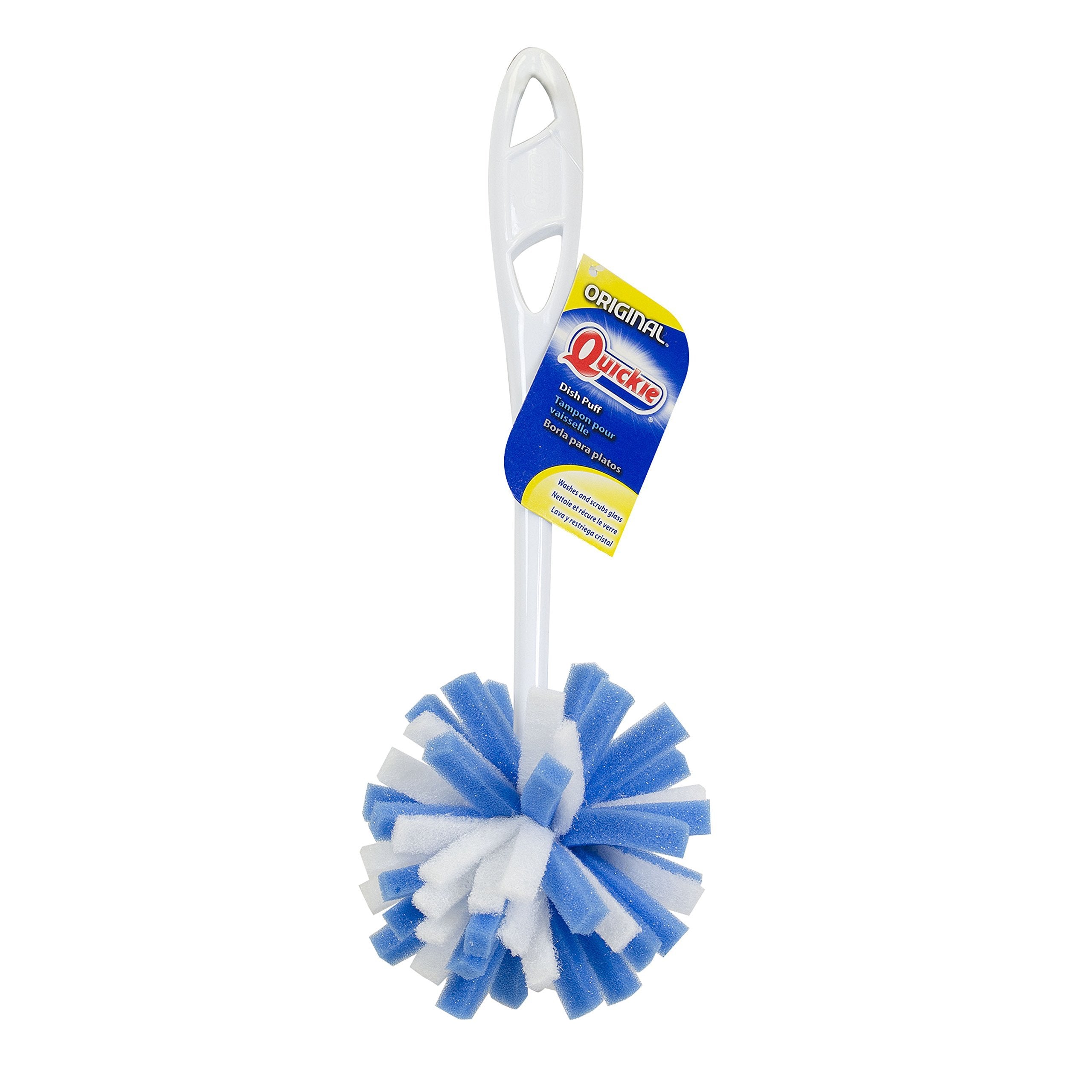 Quickie Dish and Cookware Puff/Sponge, Non-Abrasive Scrubbing Brush, Multi-Surface Scrubbing and Cleaning
