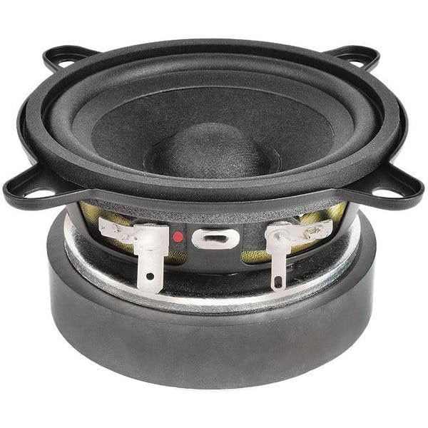 Faital Pro 3FE25-4 3.5-inch Mid Bass Woofer 4-Ohms Compact Full-Range Loudspeaker Audio Speaker Applications 20 Watts Rms 40 Watts Max