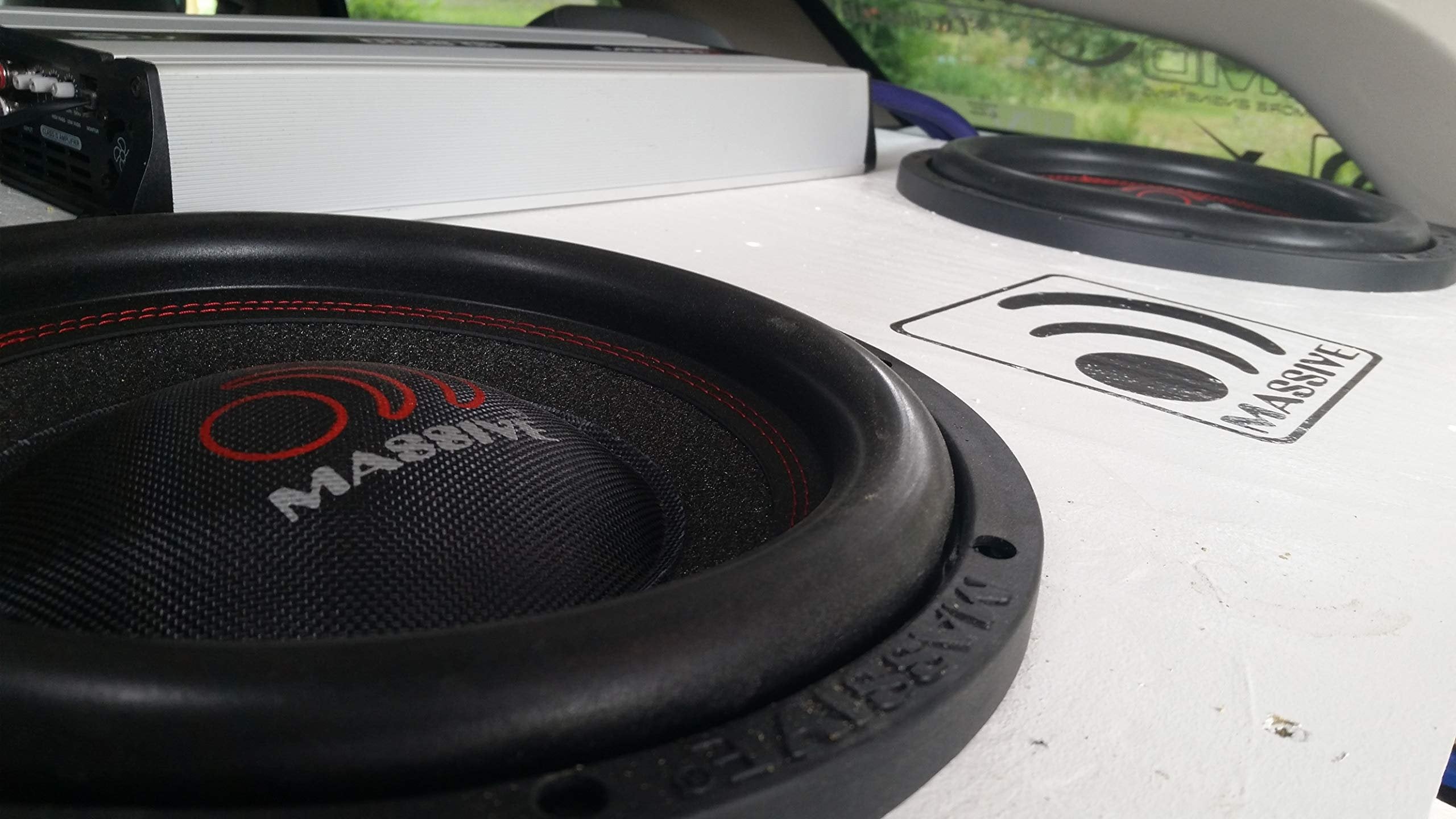 Massive Audio 10" 3000 Watt Subwoofer Dual 4 Ohm Competition SUMMOXL104