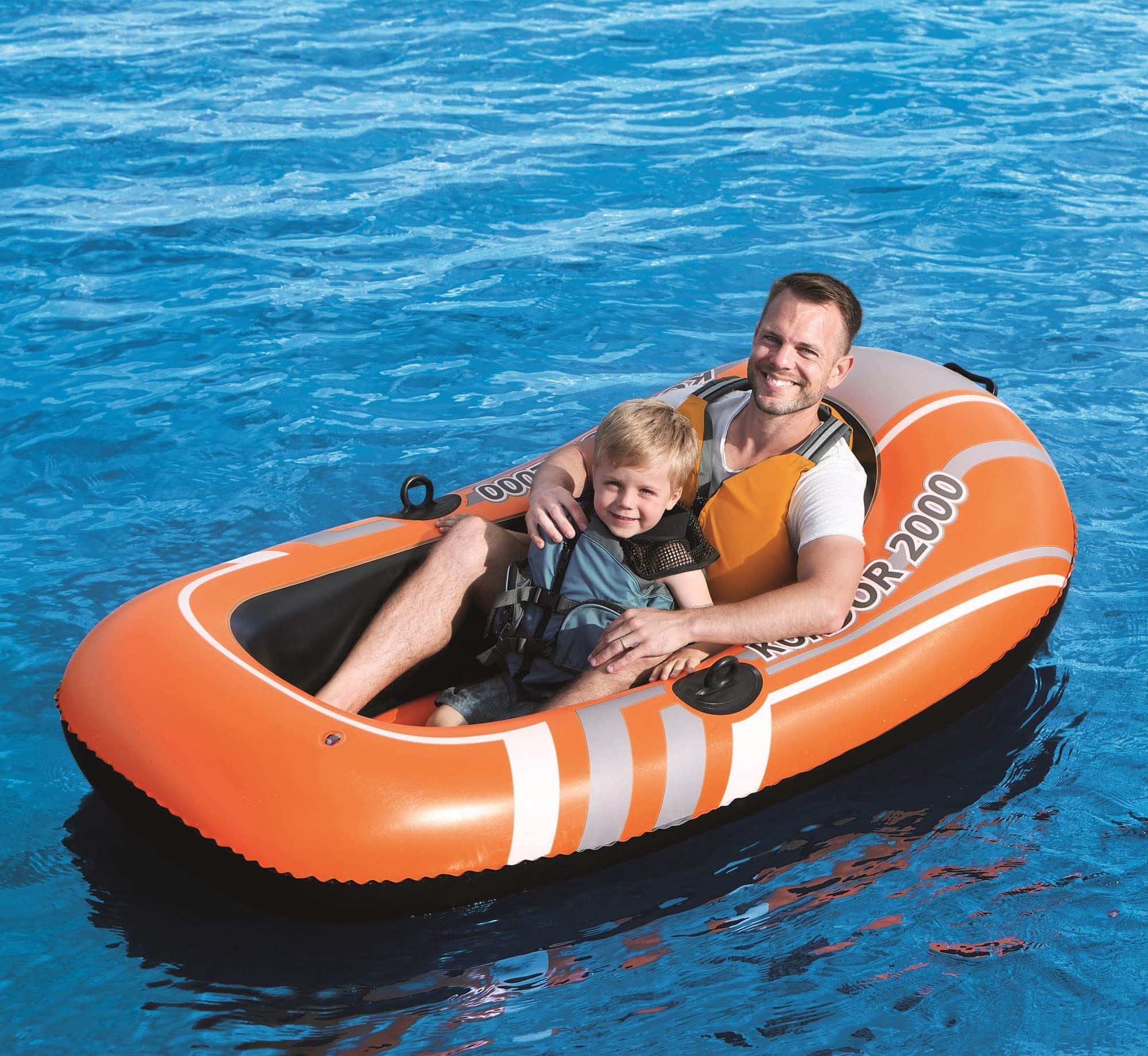 H20GO! H2OGO! Kondor 2000 Inflatable Boat Two Person Explorer Raft