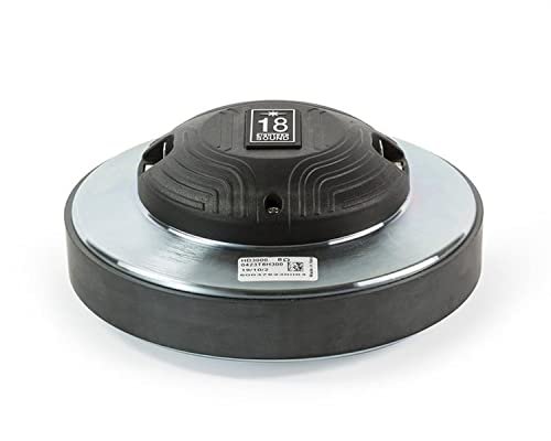 Eighteen Sound HD3000T-8 HF Compression Driver with 2 inch Exit Throat 8 Ohms with Titanium Diaphragm Assembly 120 RMS 240 Watt Peak Pro Audio Components Speakers Drivers