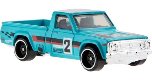 Hot Wheels 10-Pack, Set of 10 Toy Trucks in 1:64 Scale, Mix of Officially Licensed & Unlicensed Pick-Ups, Rescue or Semi Trucks (Styles May Vary)