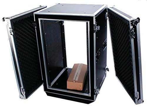 Outstanding Shock Mount Amp Rack Made From Laminated 9.0 mm Plywood Ata-300 Style Dual Anchor Rivets Spring Action Handles Classified By The Air Transportation Association DEEJAY LED TBH18UADSM21W