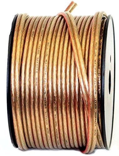 DEEJAY LED 100-Foot 2-Conductor 14 Gauge Stranded Speaker Hookup Cable - TBH14AWG100