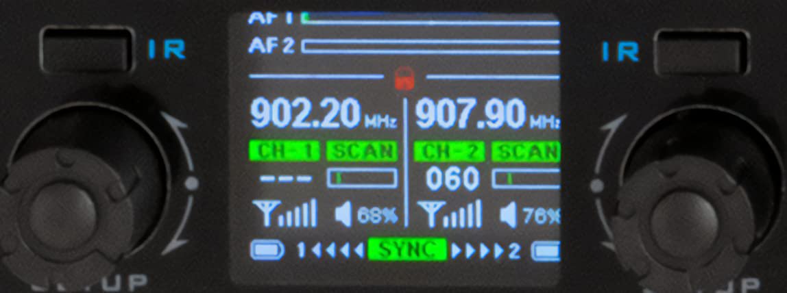 VocoPro UDX-ACAPELLA-8 Professional Digital UHF PLL Wireless Mic System with Eight Handheld Vocal Microphones