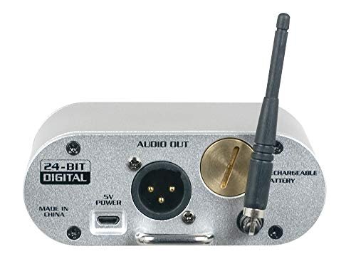 VocoPro Professional Wireless Audio System Free Your Active Speaker from Wires, XLR, Silver, DigiNet-Stereo